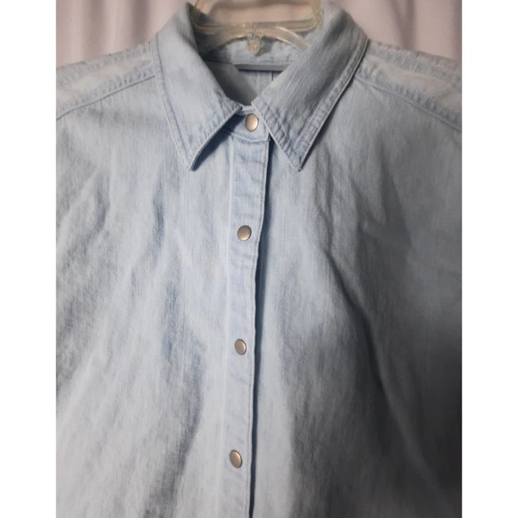 Chicos Design Light Wash Denim Jacket - Picture 10 of 11